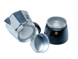 КОФЕВАРКА ГЕЙЗЕРНАЯ алюминиевая на 3 чашки 15 см   107881