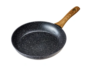 СКОВОРОДА алюминиевая с антипригарным мраморным покрытием "Black Granite" 26*4,5 см   110571 
