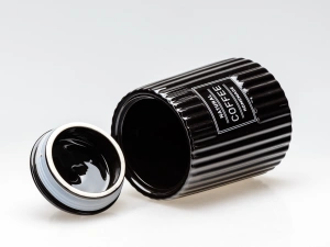БАНКА ДЛЯ СЫПУЧИХ ПРОДУКТОВ керамическая "Coffee" 650 мл/10,6*10,6*15,5 см   110161
