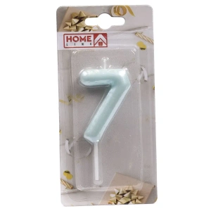 СВЕЧА для торта "Цифра 7" 4*6 см  Home Line 98489 