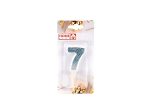 СВЕЧА для торта "Цифра 7" 3,5*5 см  Home Line 104536 