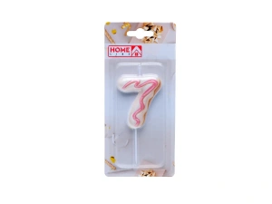 СВЕЧА для торта "Цифра 7" 5*6 см  Home Line 107664 