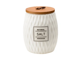 БАНКА ДЛЯ СЫПУЧИХ ПРОДУКТОВ керамическая "Salt" 700 мл/11*11*13 см   110167 