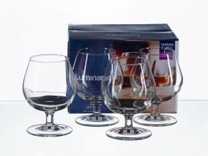 НАБОР БОКАЛОВ ДЛЯ КОНЬЯКА стеклянных "Tasting Time. Cognac" 4 шт. 250 мл  Luminarc 95822