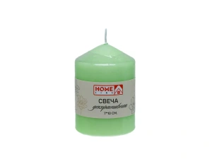 СВЕЧА декоративная салатовая 7*10 см  Home Line 107088 