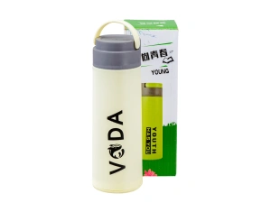 БУТЫЛКА стекло/пластмасса для питья "VODA" 420 мл   110962