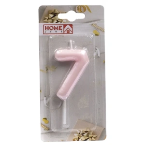 СВЕЧА для торта "Цифра 7" 4*6 см  Home Line 98488 