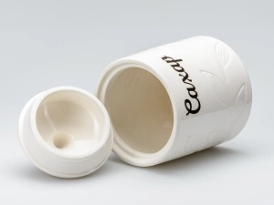 БАНКА ДЛЯ СЫПУЧИХ ПРОДУКТОВ керамическая "Сахар" 800 мл/10,8*10,8*15,8 см   110156