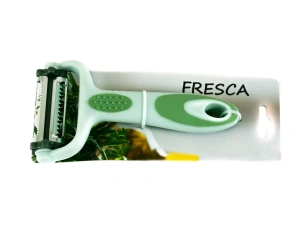 СКРЕБОК ДЛЯ ОЧИСТКИ ОВОЩЕЙ металлический с пластмассовой ручкой  Fresca 103602 